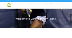 Desktop Screenshot of carmelvalleytennis.net
